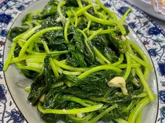 猪油渣炒番薯叶-阿殳粥馆(水围村店)