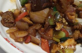 Mushroom and Pork Rice Bowl