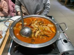 柴鸡蘑菇炖粉皮-紫光园·烤鸭(吕家营店)