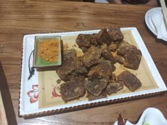 -东来菜馆•手抓海鲜家常菜•海鲜锅贴(鸽子窝店)