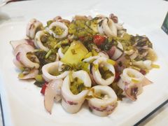 酸菜炒鱿鱼-温岭人家(红花北路店)