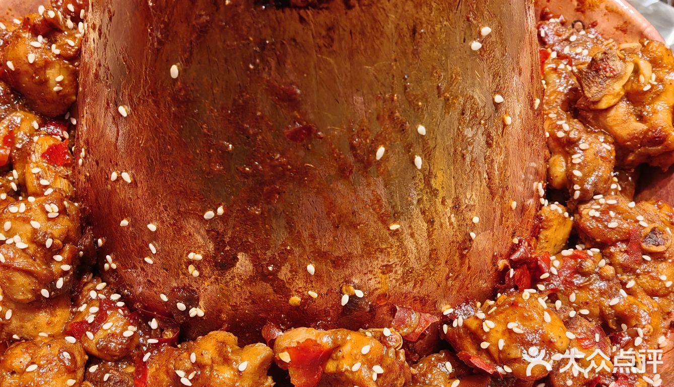 终于吃到火锅鸡了！