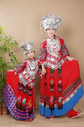 -后宫·古装汉服京剧儿童亲子全家福摄影