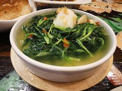 鸡汤瑶柱浸时蔬-烛影拾光观景餐厅·创意菜·摄影·小提琴(大唐不夜城店)