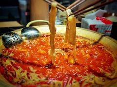 鸭肠-王婆乔鲜鱼自助火锅(蜀汉路店)