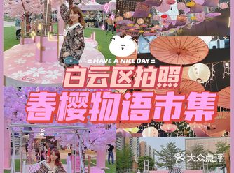广州拍照｜0元打卡云里超粉嫩樱花主题市集