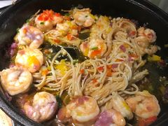 花开彩虹生焗虾仁-蜜桃花开·中西融合菜E&W(南长街店)