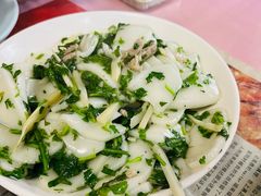 荠菜冬笋肉丝炒年糕-蘭心餐厅(进贤路店)