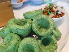 八宝酱丁配荠菜窝窝头-柒园·三十年创意杭帮菜(龙湖滨江天街店)