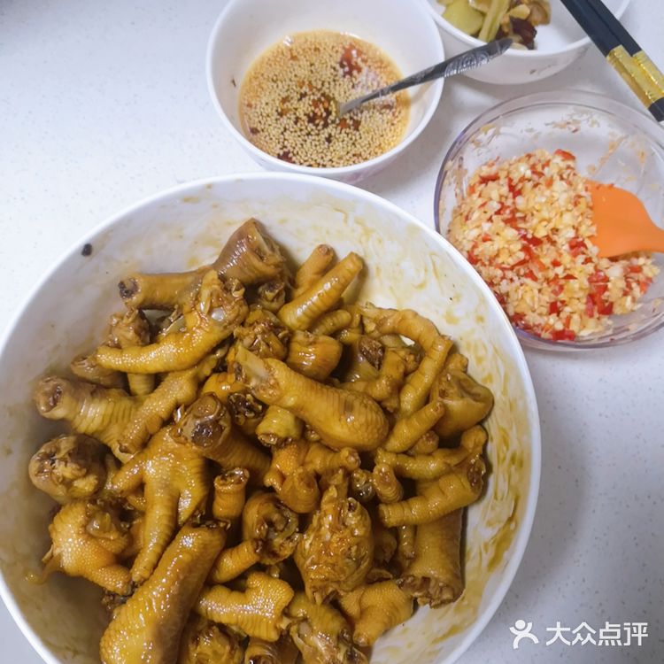 柠檬酸辣蒜蓉鸡爪