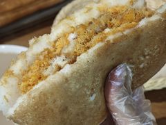 肉松色拉米饭饼-花悦豆香