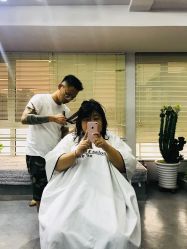 -I+造型烫发染发