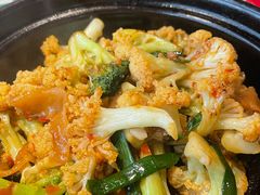 啫啫有机花菜-五个福粤菜小馆(万泰汇购物中心店)