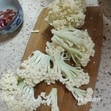 周三家常菜之花菜炒肉丝