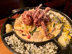 忌廉海鮮原祖炒年糕-Outdark Korean Restaurant