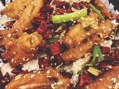干煸锅巴鸡翅-丰泽园家菜馆(劳动路店)