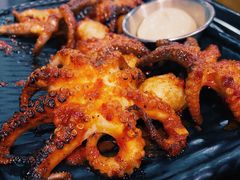 烤辣味八爪鱼-青春韩国料理(汽博店)
