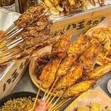 城西烧烤扛把子🔥八玉牛肉串好好吃啊！！ -