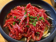 生拌牛肉-赤坂亭·M9和牛烧肉·铁板烧·日料398放题(长泰广场店)