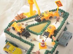 -咖咖熊蛋糕定制·英国蓝风车动物性淡奶油