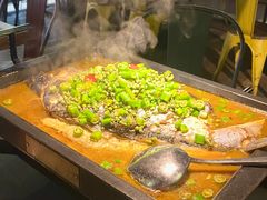 鲜青椒烤鱼-探鱼·鲜青椒爽麻烤鱼(苏宁广场店)