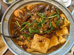 -东来菜馆•手抓海鲜家常菜•海鲜锅贴(鸽子窝店)