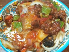 -歹歹的加个面过油肉拌面
