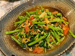 酸笋炒空心菜-浩海火燒雲傣家菜(静安芮欧店)