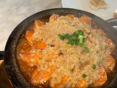 石板蒜蓉虾-小菜园新徽菜(无锡宜家荟聚中心店)