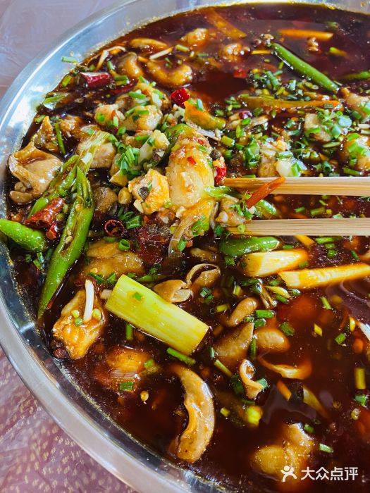 渔溪老字号肥肠鱼 三椒兔-肥肠鱼-菜-肥肠鱼图片-威远县美食-大众点评