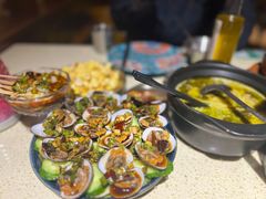 -蚝堡·生蚝海鲜烧烤物种起源•海肠捞饭(刘公岛店)