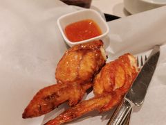 鲜虾胶酿脆皮鸡趐-港丽餐厅(龙之梦长宁店)