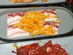 金会长鲜拌嫩牛肉-金会长自助海鲜·烤肉(人民广场店)