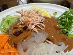 七彩鸡丝大拉皮-京味斋·烤鸭·北京菜(安贞店)