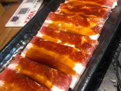 调味五花肉-九田家黑牛烤肉料理(太阳城店)