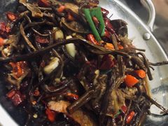 茶树菇炒腊肉-老游独一佳湘菜馆(高新四路店)