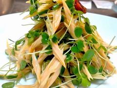 豆苗拌腐竹-良友·海鲜青岛菜·海肠捞饭(五四广场店)