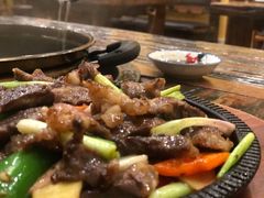姜葱爆炒黄牛肉-阿多私房菜(顺德店)