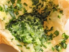 素韭菜馅饼-老方子馅饼粥(台东店)