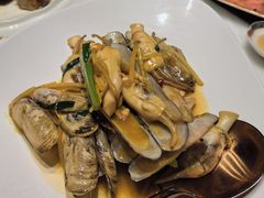 姜葱炒蛏子-海味世家·家常菜馆(明州里店)
