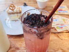 紫苏桃子气泡饮-北马山庄植趣咖啡