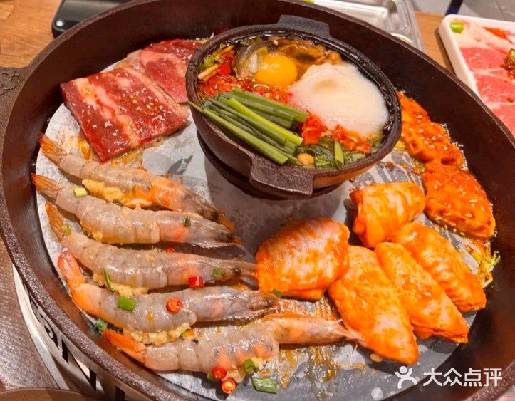 新开的贵州烙锅烤肉顶好味❗😋[比心]