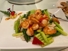 野菌炒凤尾虾-利苑酒家(宜安广场店)