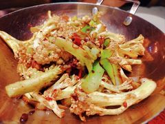 干锅有机花菜-绿茶餐厅(华联万柳店)