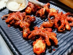 烤辣味八爪鱼-青春韩国料理(汽博店)