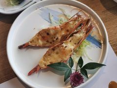 黄金焗黑虎虾-鹤菊怀石料理(江北店)