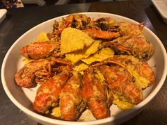 咸蛋黄焗虾-龙巢盱眙龙虾·牛蛙·烧烤宵夜(八卦岭店)