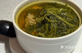 Watercress and Preserved Pork Belly Soup
