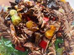 肝腰合炒-豆腐脑花
