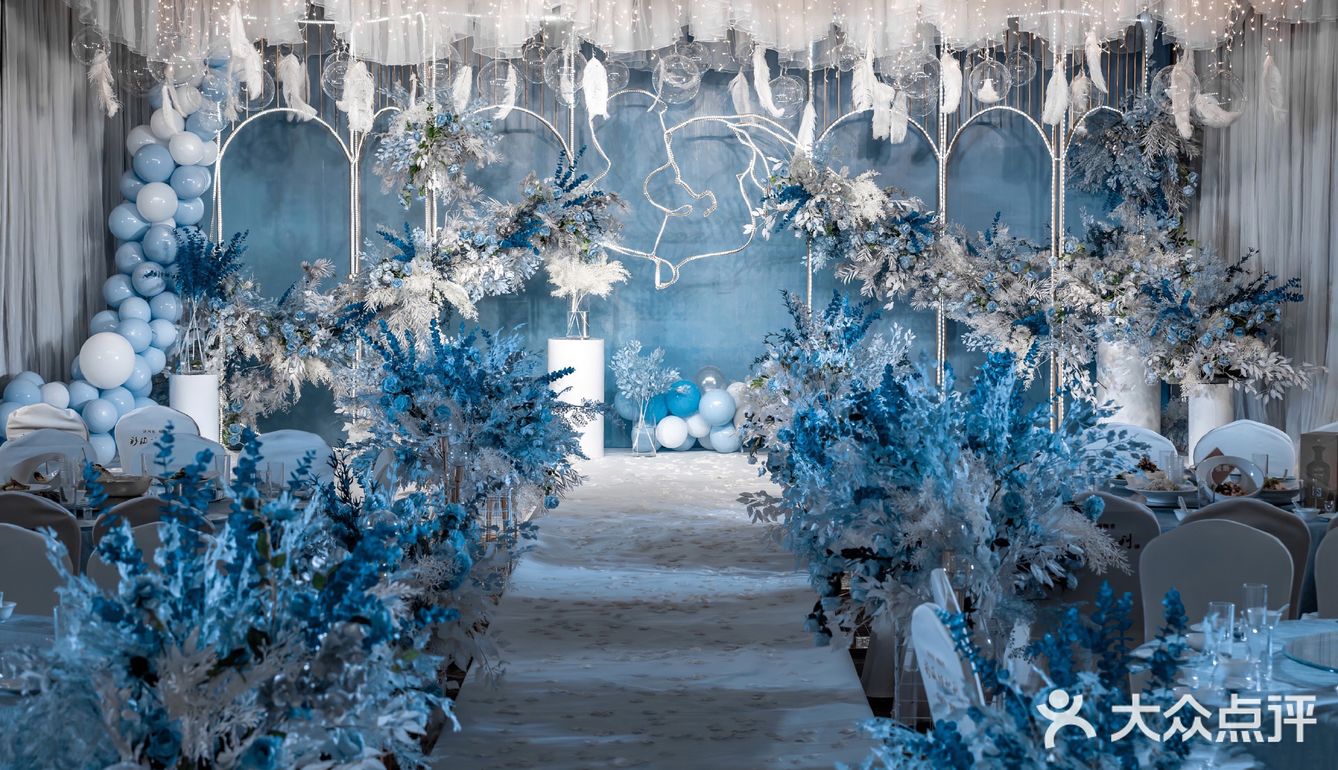 蓝色梦幻婚礼，是你心目中婚礼的样子嘛？